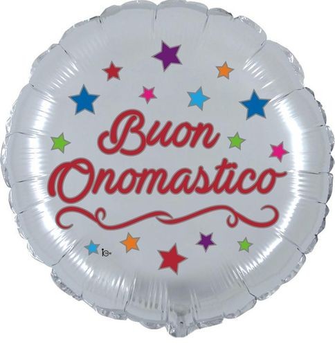 Mylar Buon Onomastico Madame Clari Articoli Per Feste