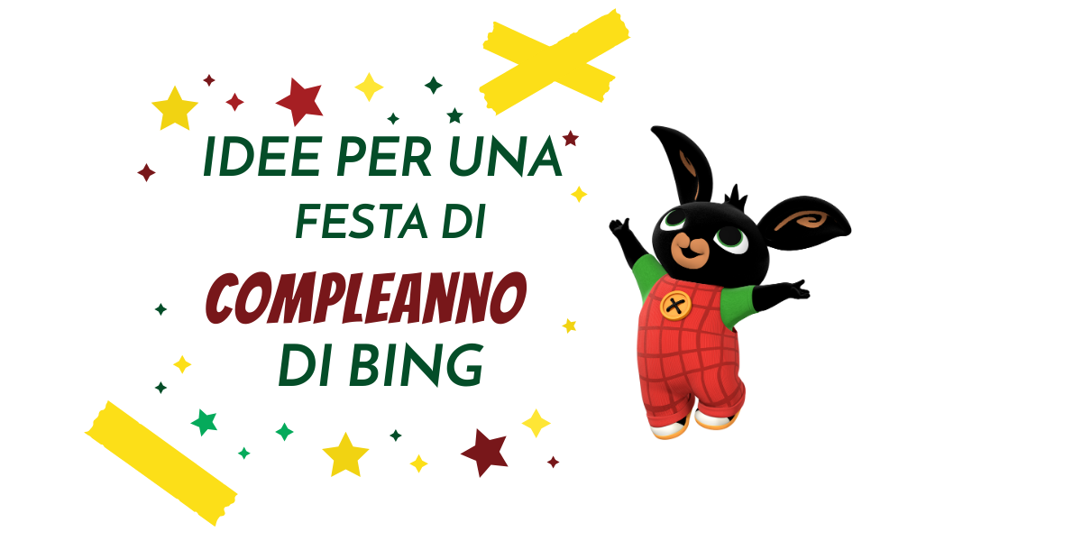 Organizza una festa per il tuo bimbo con la linea party del coniglietto Bing