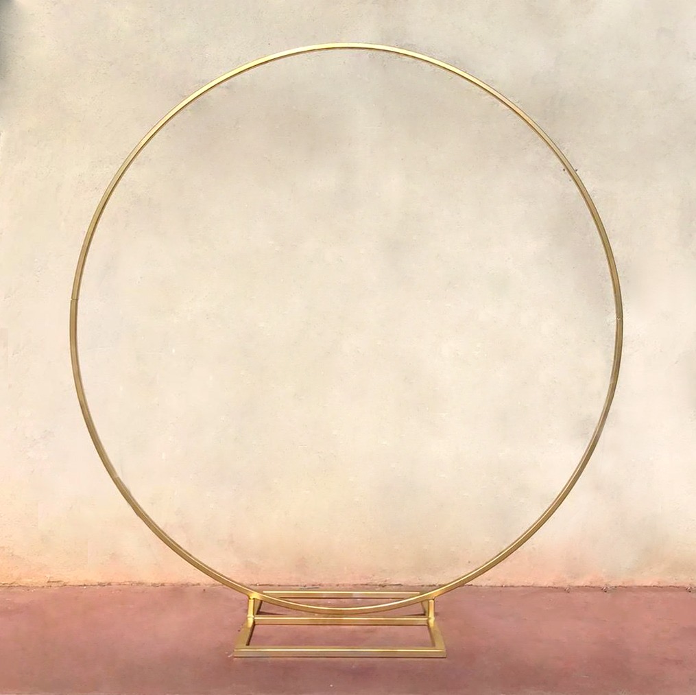 Cerchio in ferro per palloncini oro
